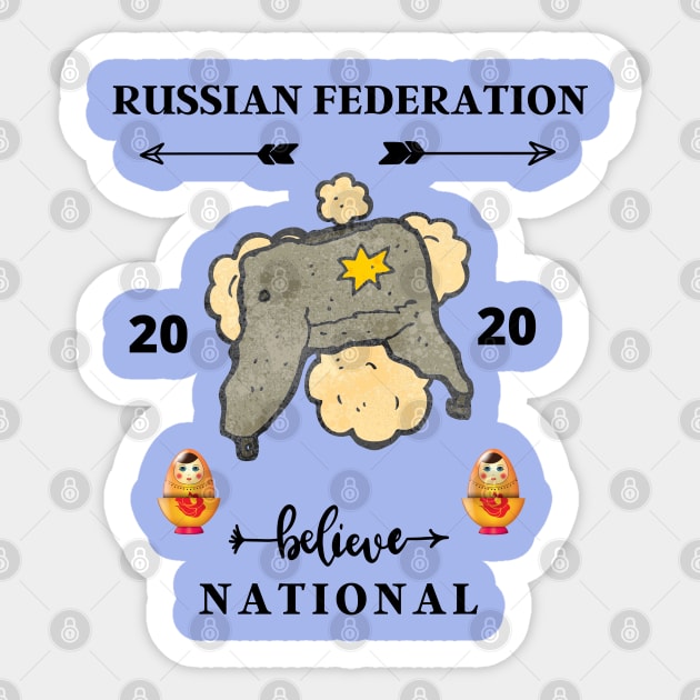 Russia 2020 Sticker by Grishman4u